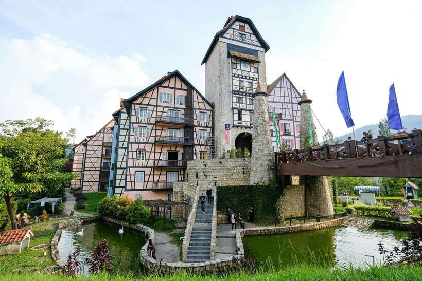 From Kuala Lumpur: Bukit Tinggi Private Day Trip - First Walk: Cobblestone Lanes, Half-Timber Buildings, and the Clock Tower