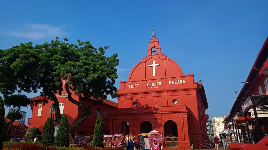 From Kuala Lumpur: Private Full Day Tour to Malacca - St. Peter’s Church and Dutch Square: red facades and Baroque details