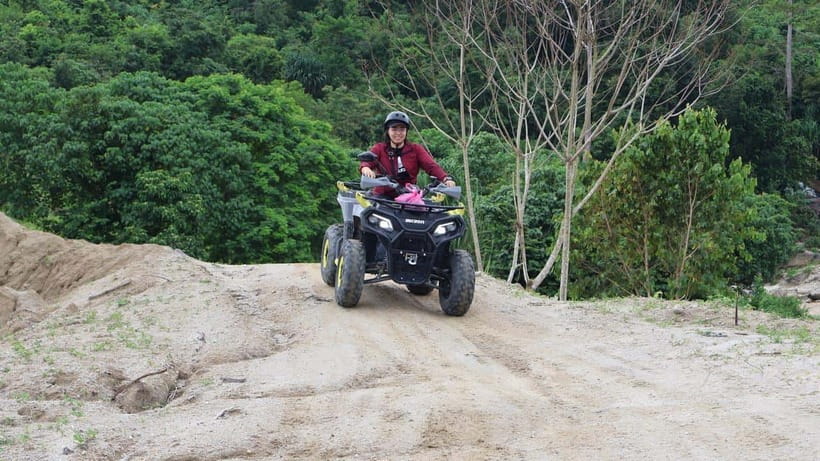 Langkawi ATV Mountain, Jungle and Waterfall - Safety gear and the 140 kg ATV rule