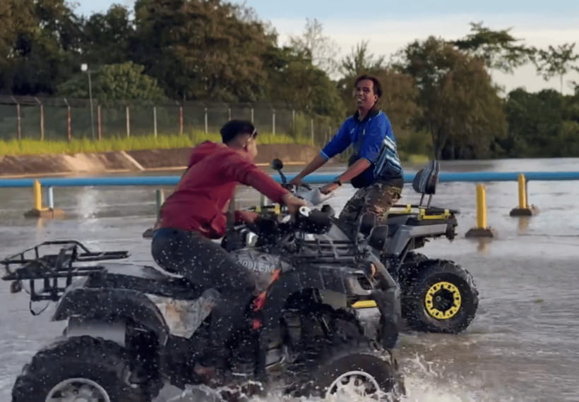 Langkawi Jungle and Waterfall Adventure - Splash Ride and Water Reservoir Sections: When You Get to Play a Little