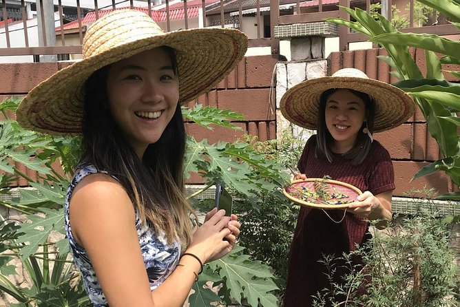 New Malaysian Kitchen Cooking Class and Garden Tour - Flower tea first, then the garden tour with 50+ edible plants