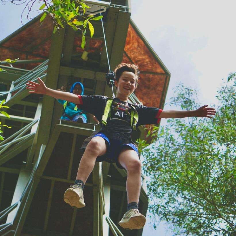 Penang: ESCAPE Theme Park Entry Ticket - Waterplay highlights: the 1,111m tube water slide and Banana Flip
