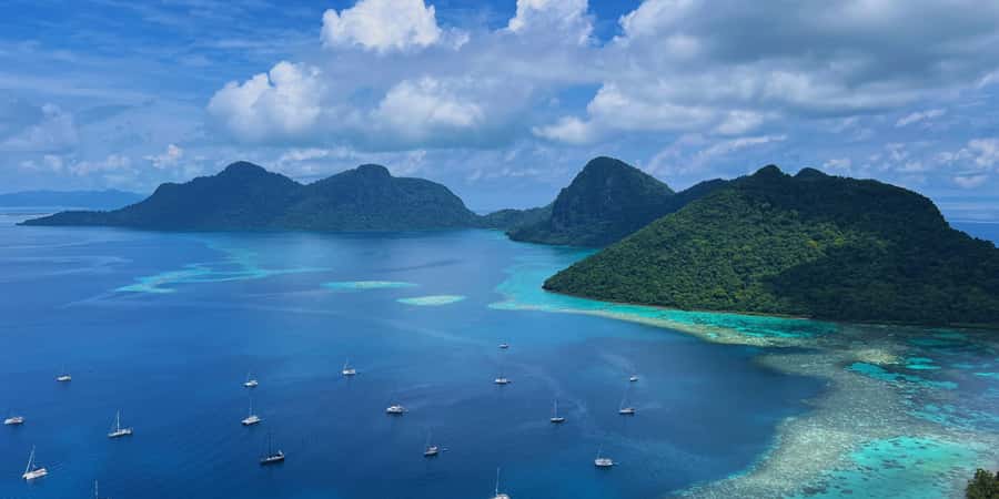 Semporna : Island Hopping Semporna Adventure - After the Summit: Snorkeling Right When You’re Warm